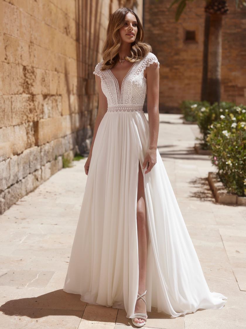 Brautkleid im Boho Vintage Stil